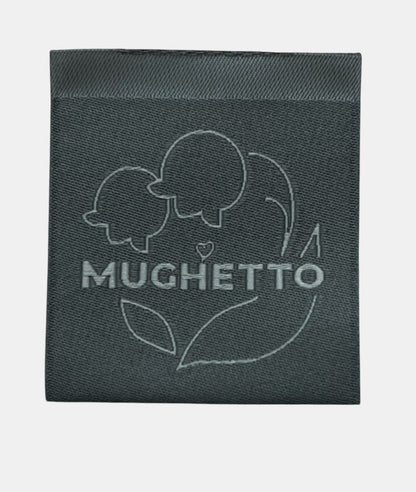 【初回モニター限定】［プレミアム刺繍・MUGHETTO]アクティブドライTシャツ  - ブラック